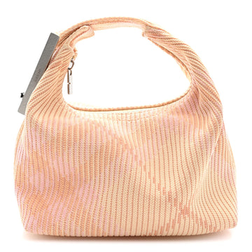 Burberry Canvas Knitted Check Mini Peg