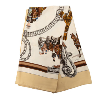Hermès Equipages Silk Scarf 90 Pre-Loved