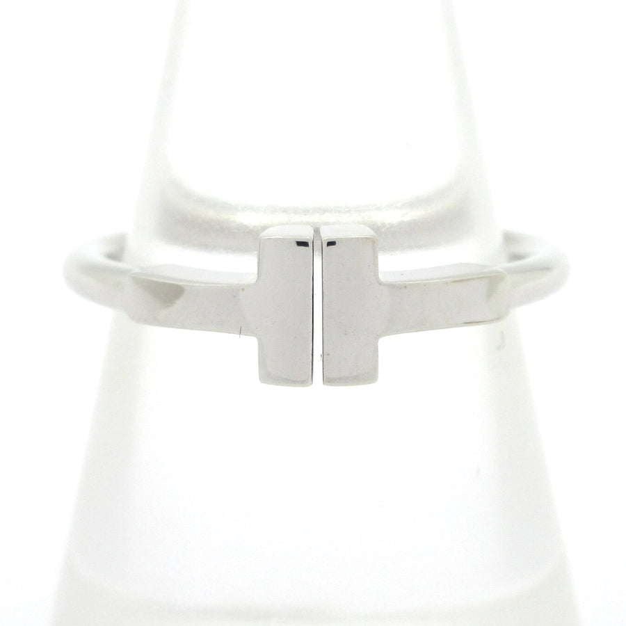 Tiffany&Co. T Wire 18K White Gold Ring