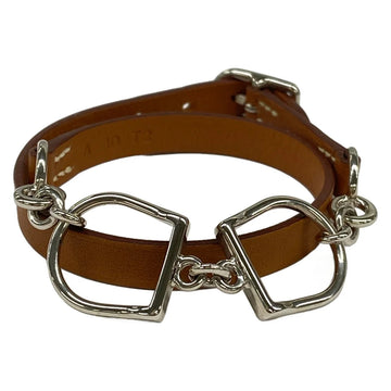 Hermes Detriers Light Brown Leather A
