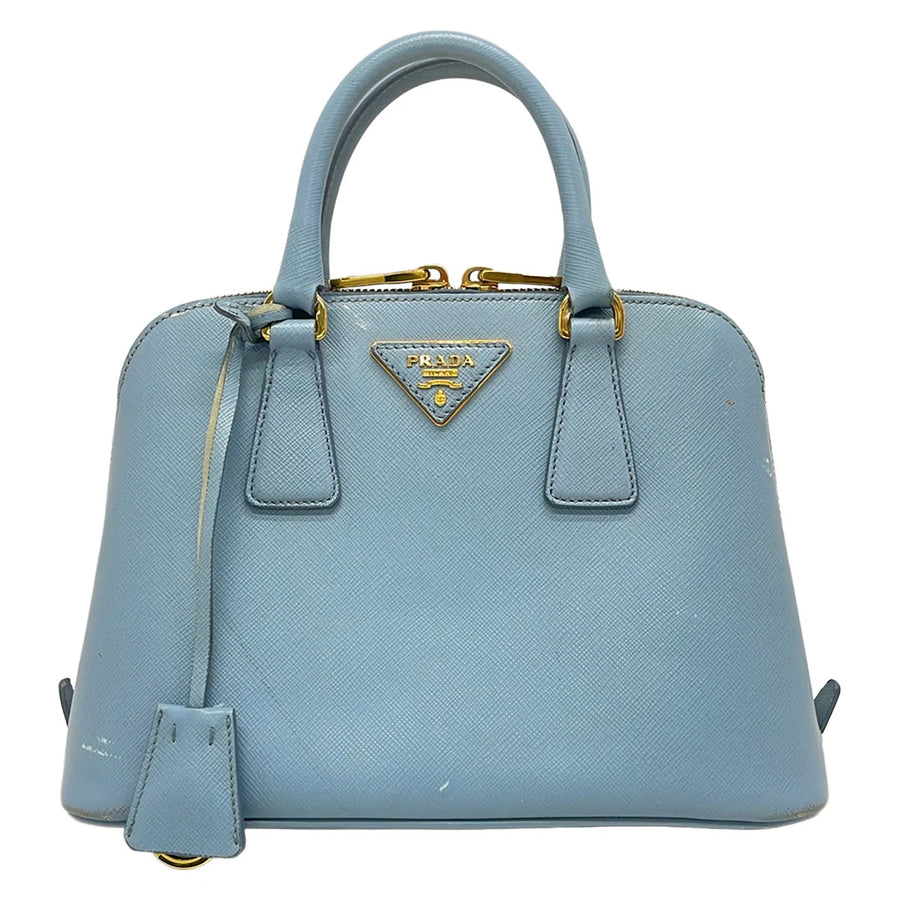 Prada Promenade Light Blue Leather