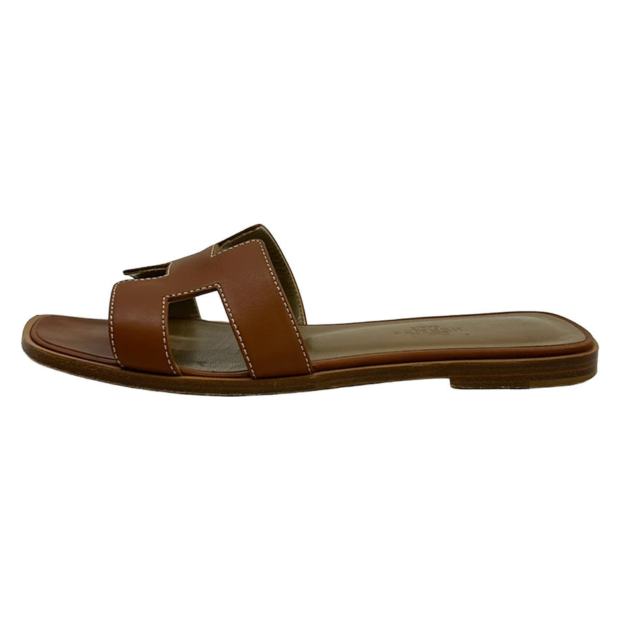 Hermes Oran Gold (Brown) Box Calf