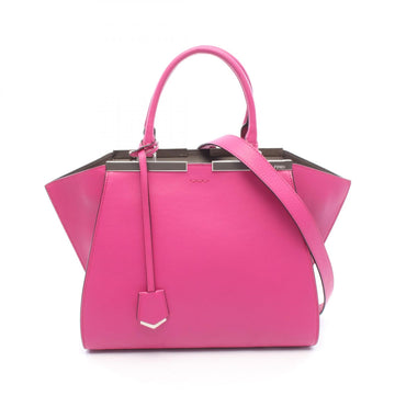 Fendi 3 Jours Shoulder Handbag Leather