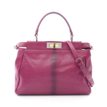 Fendi Peekaboo Regular Shoulder Handbag