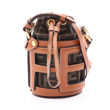 Fendi Nano Step Out Bucket Zucca