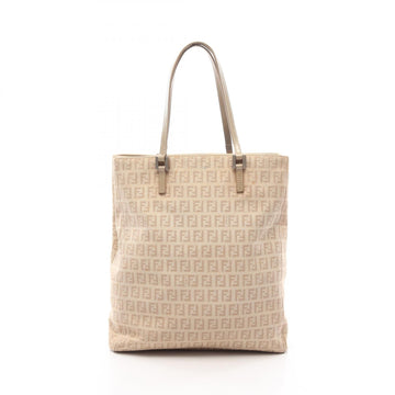 Fendi Zucchino Shoulder Tote Bag Canvas