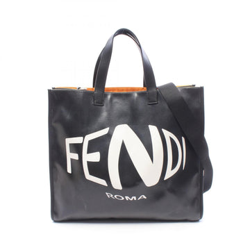 Fendi Shoulder Tote Bag Pvc Coated