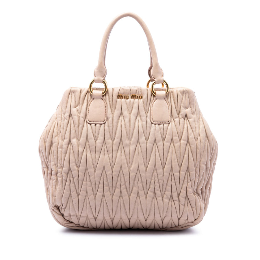 Miu Matelasse Nappa Convertible