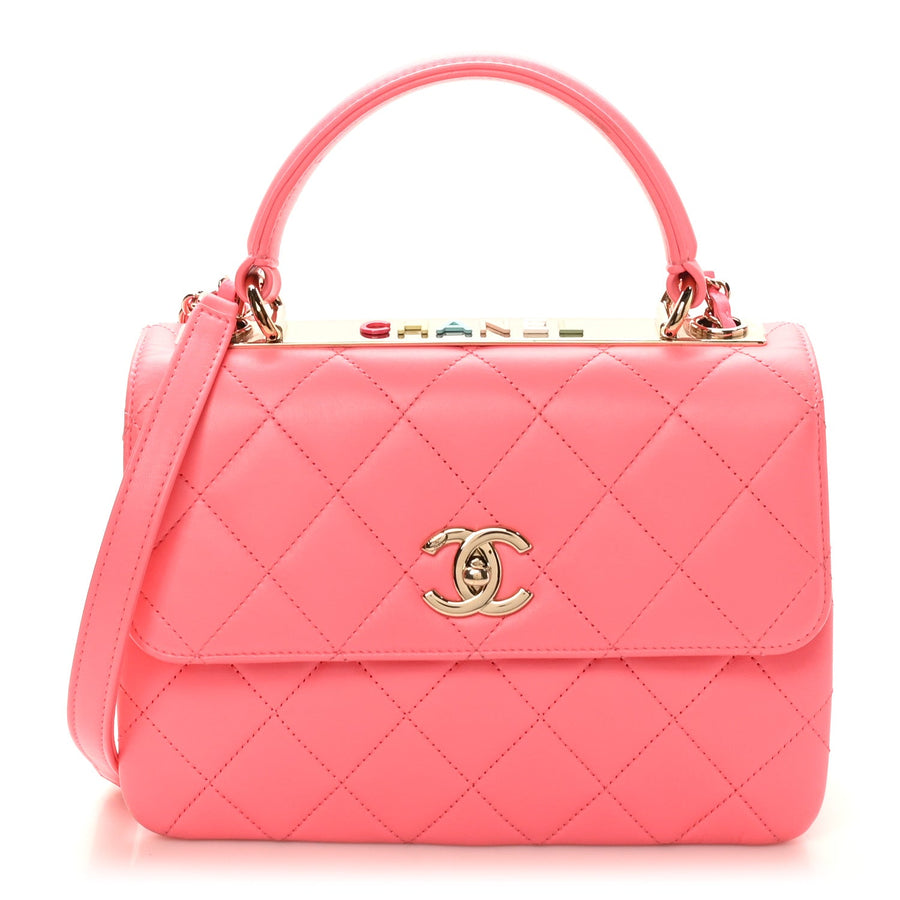 Chanel Lambskin Lacquered Quilted Mini
