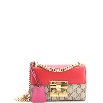 Gucci Padlock Shoulder Bag Gg Coated
