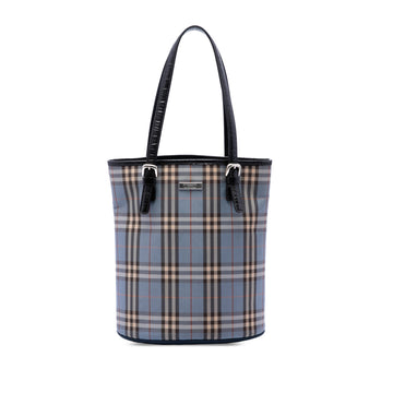 Burberry House Check Nylon Bucket Bag