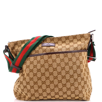 Gucci Front Pocket Web Messenger Gg
