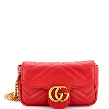 Gucci Gg Marmont Flap Bag Matelasse