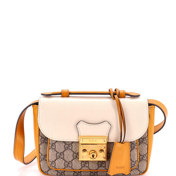 Gucci Padlock Front Pocket Flap Shoulder