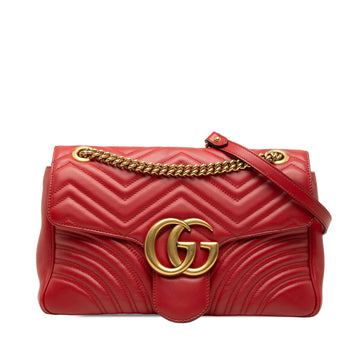 Gucci Large Gg Marmont Matelasse Leather