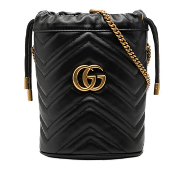 Gucci Small Gg Marmont Leather Matelasse