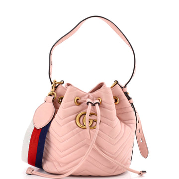 Gucci Gg Marmont Bucket Bag Matelasse