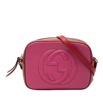 Gucci Small Bicolor Leather Soho Disco