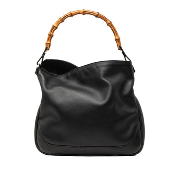 Gucci Calfskin Bamboo Web Satchel Pre-