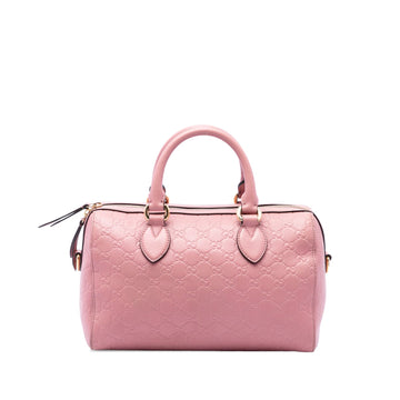 Gucci Ssima Boston Bag Pre-Loved Pink