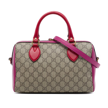 Gucci Small Gg Supreme Satchel Pre-Loved