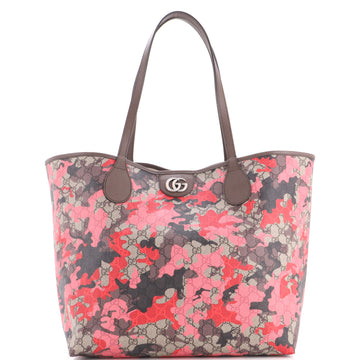 Gucci Gg Open Tote Camouflage Coated