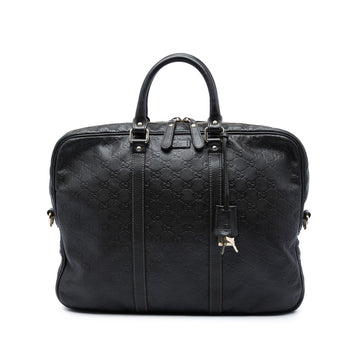 Gucci Ssima Business Bag Pre-Loved Dark