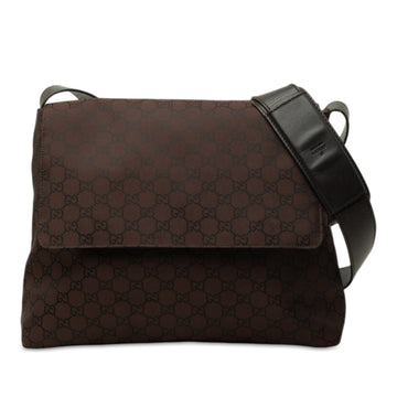 Gucci Gg Nylon Crossbody Pre-Loved Bag