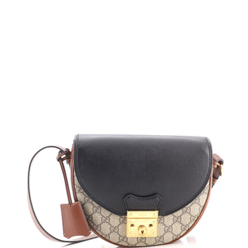 Gucci Padlock Saddle Shoulder Bag Gg