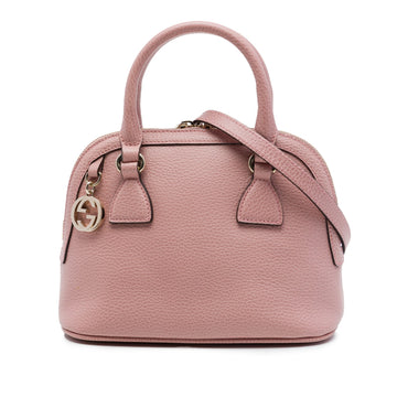 Gucci Mini Calfskin Gg Charm Dome