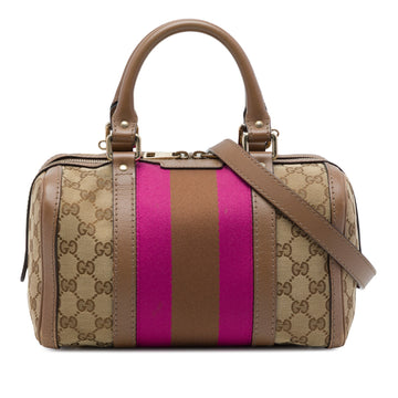 Gucci Small Gg Canvas Web Joy Boston Bag