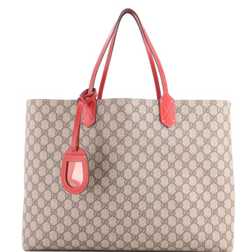 Gucci Reversible Tote Gg Print Leather