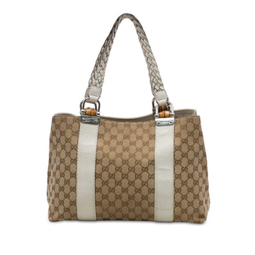 Gucci Medium Gg Canvas Bamboo Libeccio