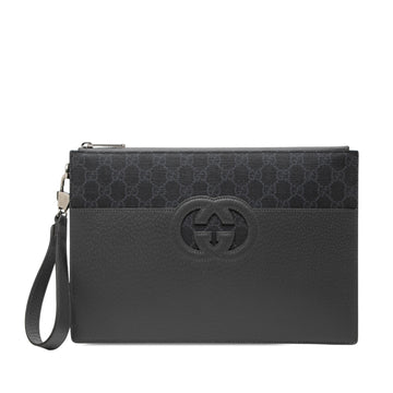 Gucci Gg Supreme And Calfskin Cut Out