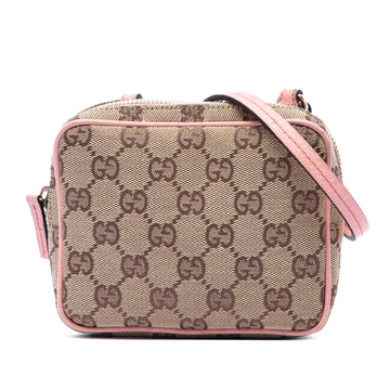 Gucci Gg Canvas Crossbody Pre-Loved Bag