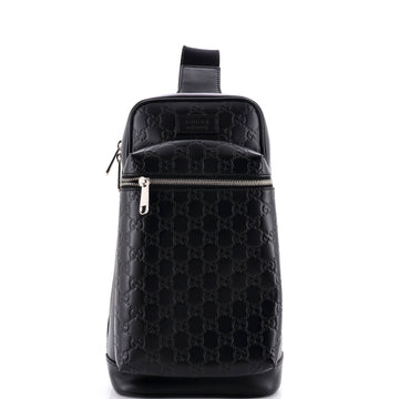 Signature Slim Crossbody Bag Guccissima
