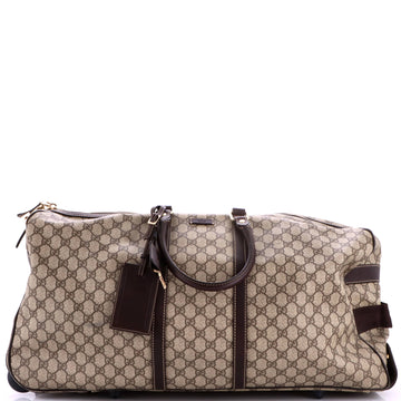 Gucci Rolling Duffle Bag Gg Coated