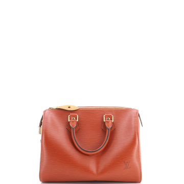 Louis Vuitton Speedy Handbag Epi Leather