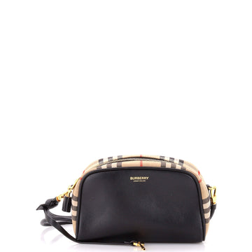 Burberry Half Cube Crossbody Bag Leather