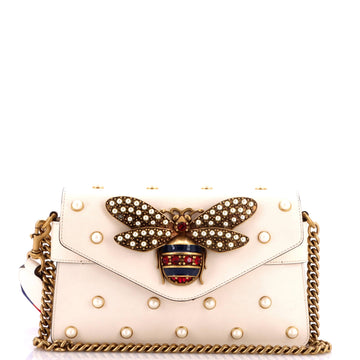 Gucci Broadway Pearly Bee Shoulder Bag