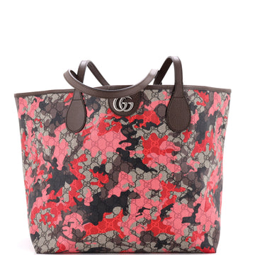 Gucci Gg Open Tote Camouflage Coated