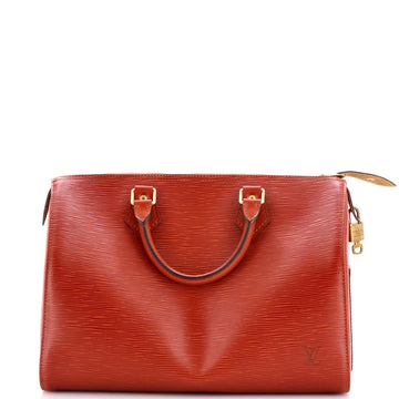Louis Vuitton Speedy Handbag Epi Leather