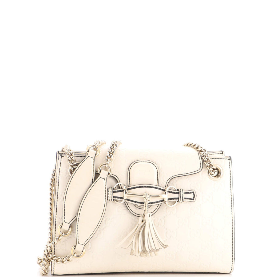 Emily Chain Flap Shoulder Bag Guccissima