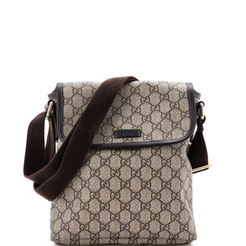 Gucci Flap Messenger Gg Coated Canvas