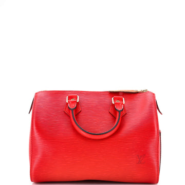 Louis Vuitton Speedy Handbag Epi Leather