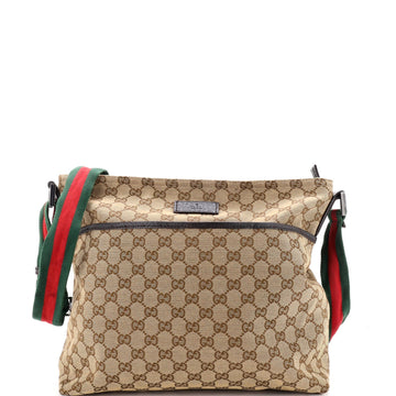 Gucci Front Pocket Web Messenger Gg