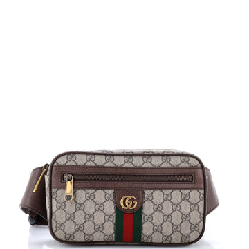 Gucci Ophidia Belt Bag Gg Coated Canvas
