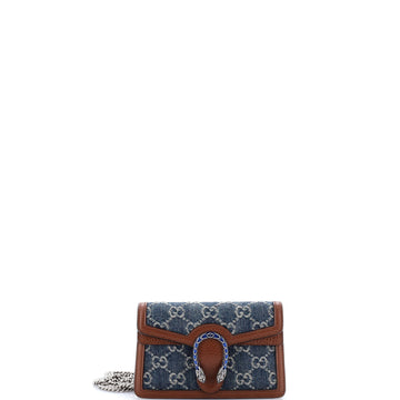 Gucci Dionysus Bag Gg Denim Super Mini