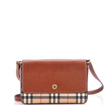 Burberry Hampshire Shoulder Bag Leather