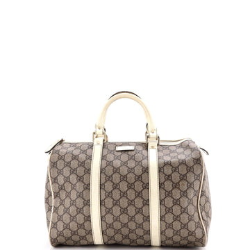 Gucci Joy Boston Bag Gg Coated Canvas